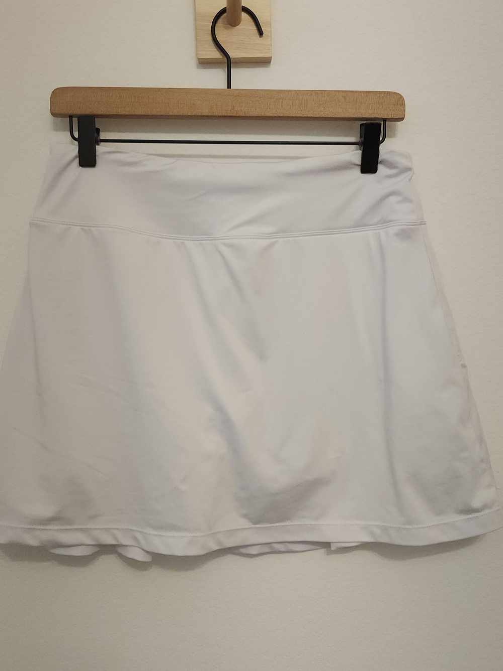 White Athletic Skort Tennis Golf Skirt - Women's Size Large